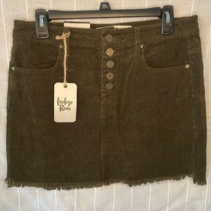 Corduroy Skirt